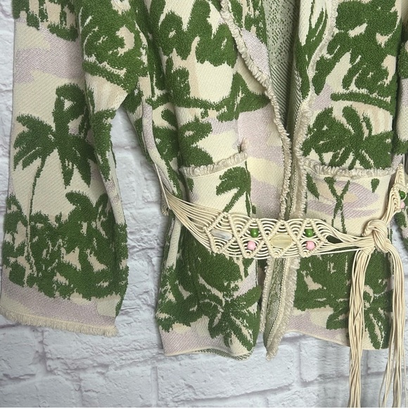 Maje Aloha Cardigan with Palm Tree Motifs NWT - Picture 8 of 16
